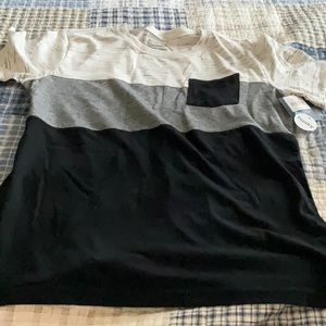 NWT Arizona Jean Co Boys short sleeve shirt size L (14/16) Husky